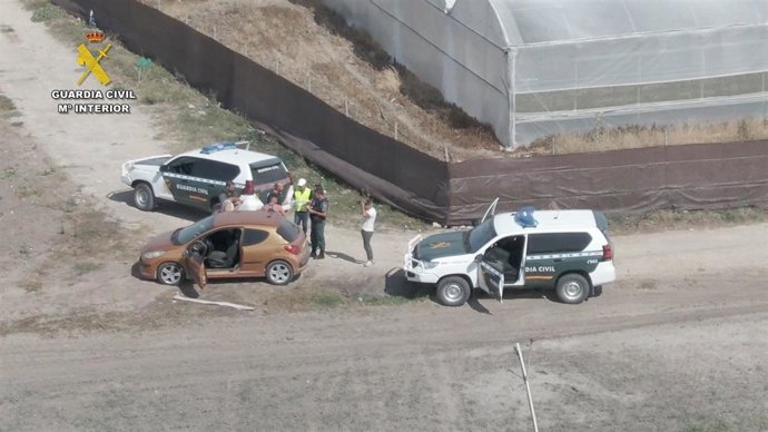 Agentes de la Guardia Civil en la operación contra el fraude a la Seguridad Social.