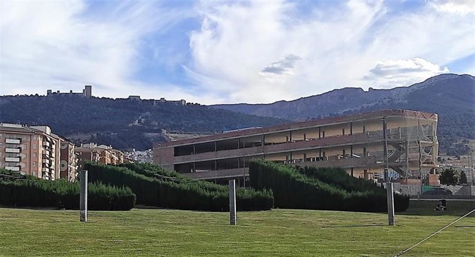 Edificio en construcción para la sede del Conservatorio Superior de Música.