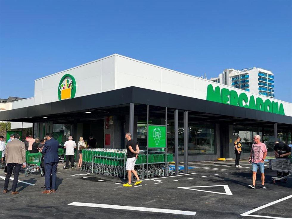 Supermercado de Mercadona en Can Picafort reabierto este miércoles.