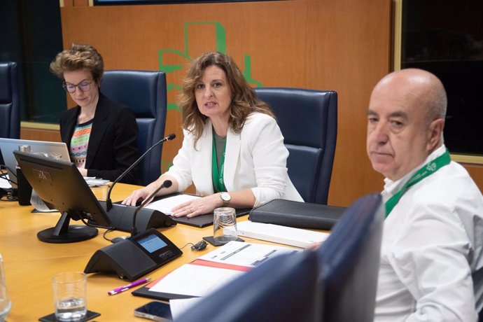El secretario general de UGT Euskadi, Raúl Arza, en el Parlamento