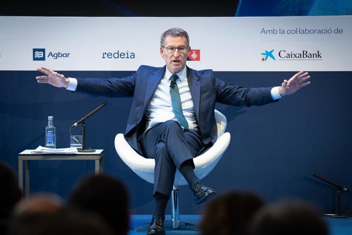 El president del PP, Alberto Núñez Feijóo