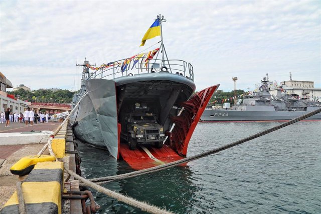Archivo - El buque 'Yuri Olefirenko' en el puerto de Odesa, en el sur de Ucrania