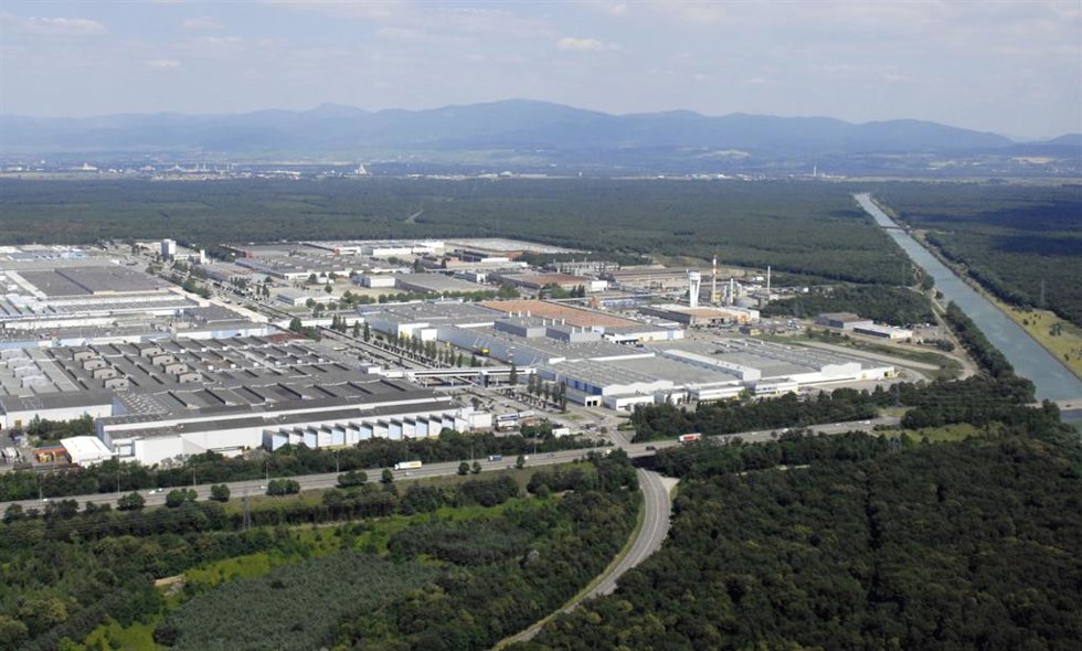 La planta de Stellantis en Mulhouse, Francia.