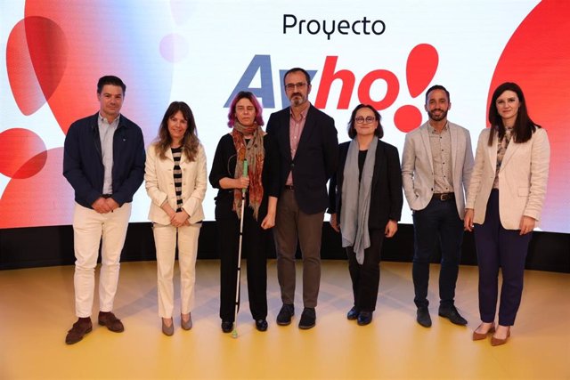 Presentación de la app Ayho!, de Fundación ONCE y Samsung, para facilitar el empleo con apoyo