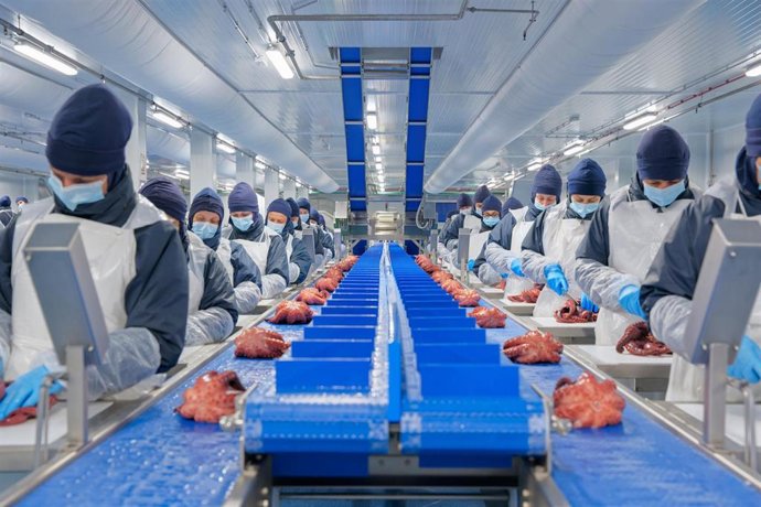 Imagen de una factoría de Profand en Vilagarcía (Pontevedra).