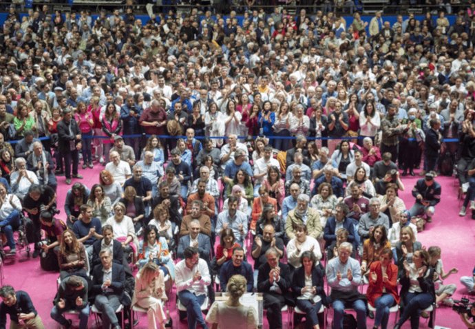 Archivo - Acto de lanzamiento de la candidatura de Yolanda Díaz al frente de Sumar celebrado en Madrid.