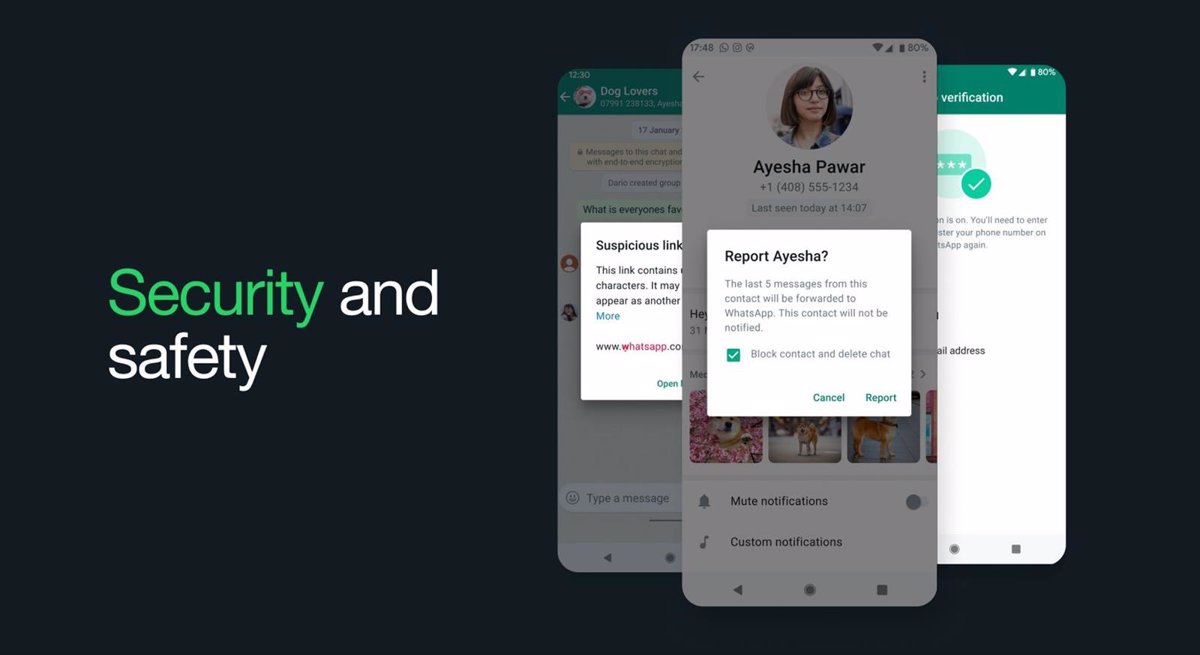 WhatsApp lance sa page de sécurité mondiale, qui explique comment se protéger contre le spam et les contacts indésirables