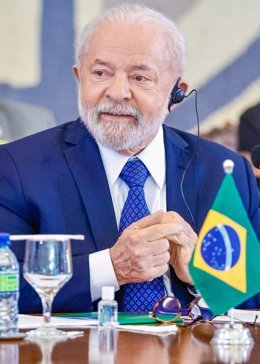 HANDOUT - 30 May 2023, Brazil, Brasilia: Luiz Inacio Lula da Silva, President of Brazil, attends the South America Summit in Brasilia. Photo: Ricardo Stuckert/Palacio Planalto/dpa - ATTENTION: editorial use only and only if the credit mentioned above is