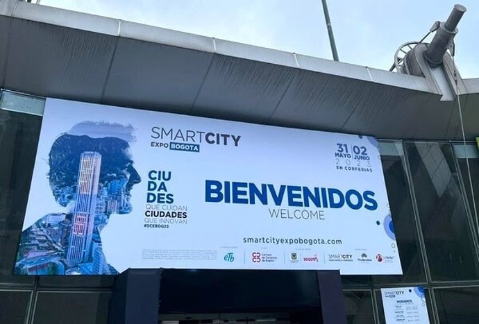 Entrada a l'Smart City Expo Bogot