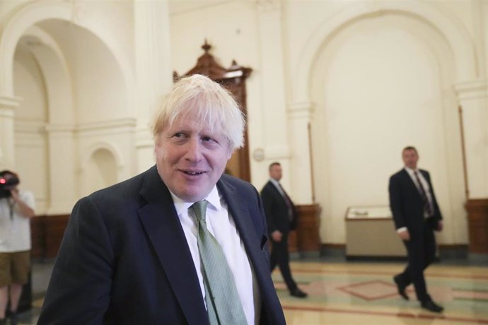 El ex primer ministro británico Boris Johnson