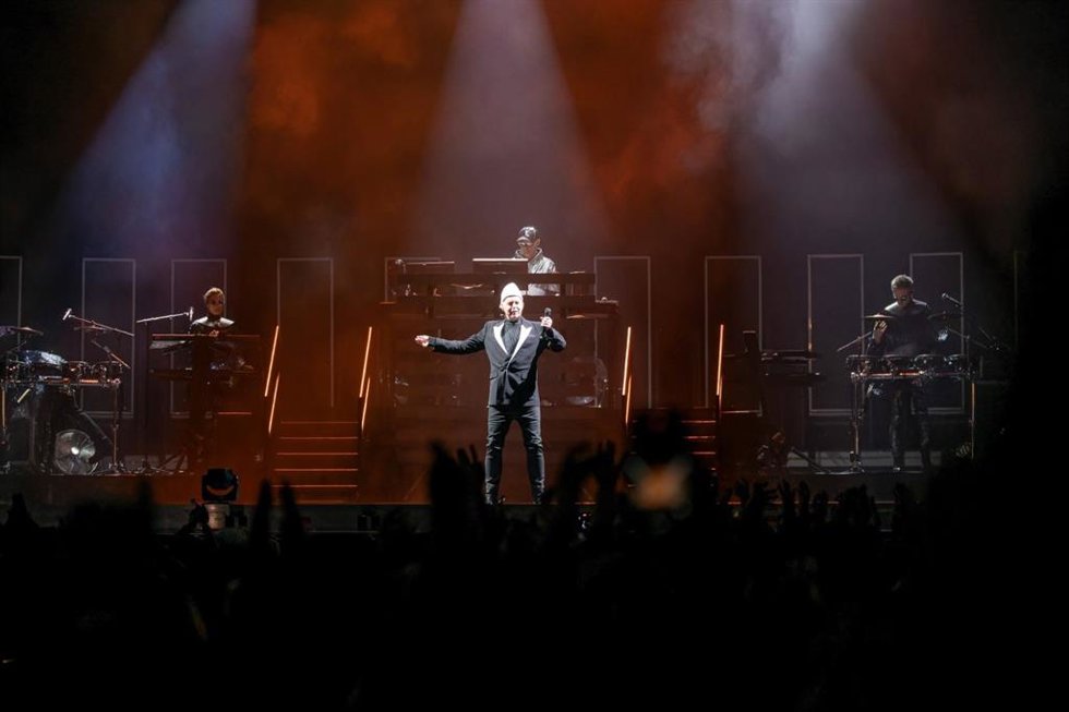 El dúo británico Pet Shop Boys abre ante más de 26.000 personas la programación del Primavera Sound en el Parc del Frum de Barcelona