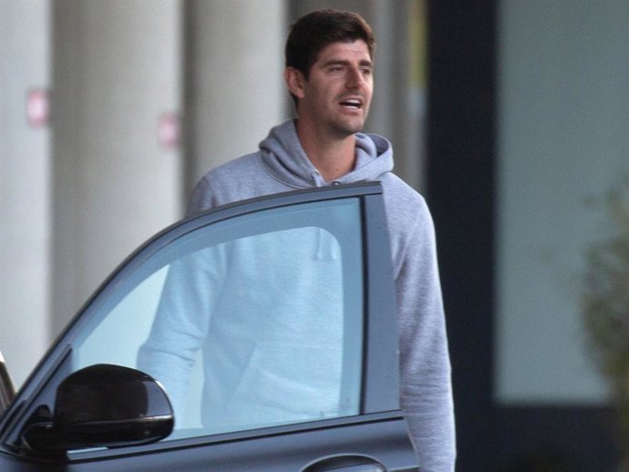 Thibaut Courtois, sorprendido con la expectación mediática por la llegada de Ana Obregón a España con su nieta