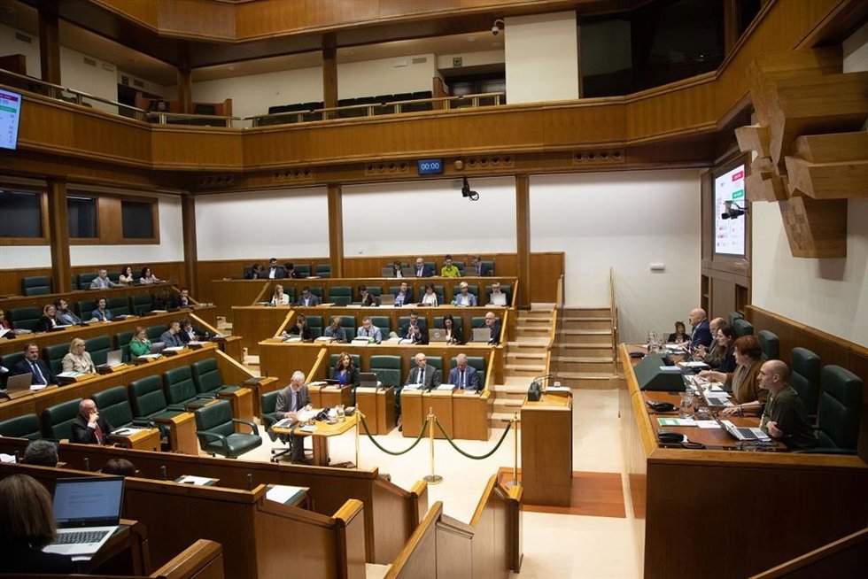 Pleno del parlamento vasco