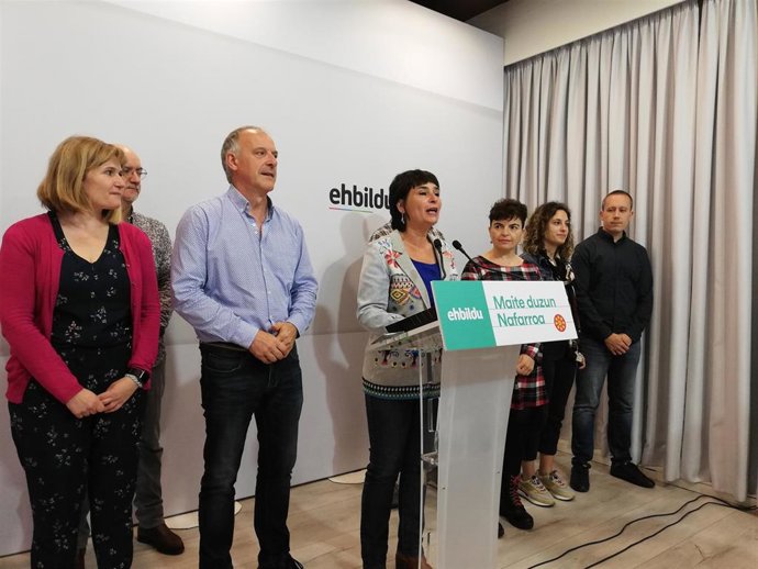 Laura Aznal, candidata de EH Bildu a la Presidencia del Gobierno de Navarra.