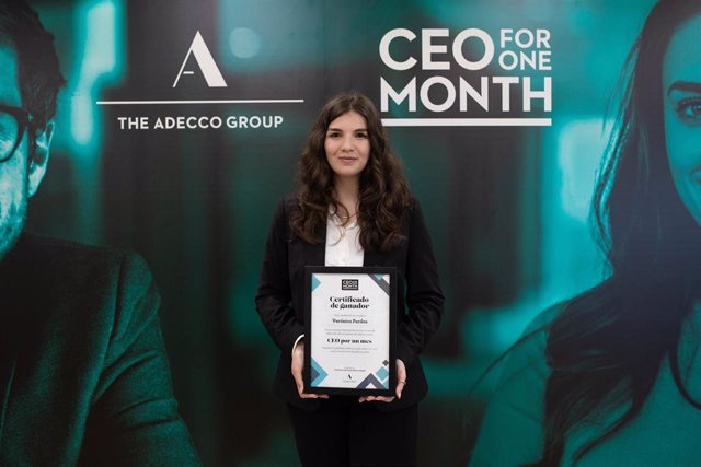 Verónica Pardos, ganadora del proyecto 'CEO por un mes' del grupo Adecco