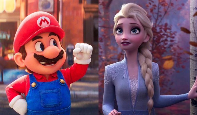 Super Mario Bros supera a Frozen y está a punto de ser la película de animación más taquillera de la historia