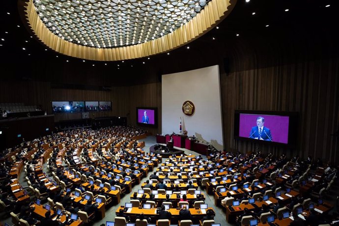 Archivo - Imagen de archivo del Parlamento de Corea del Sur. 