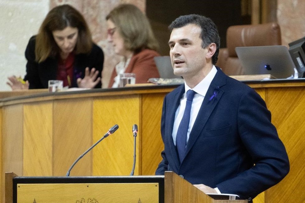 Archivo - Bruno García en el Parlamento andaluz.