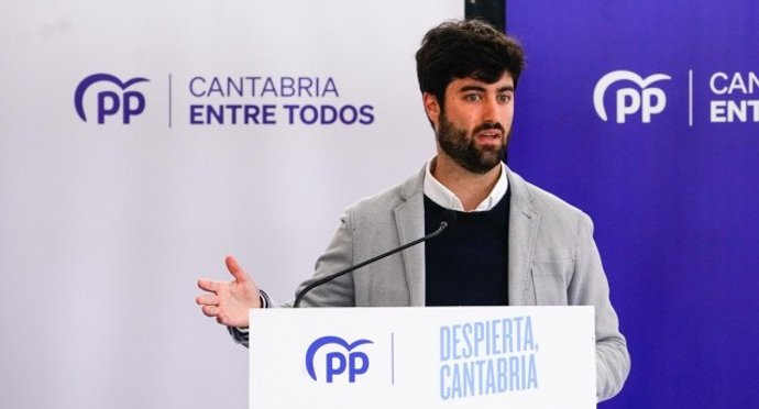 El candidato del PP a la Alcaldía de Castro Urdiales, Cristian Antuñano.