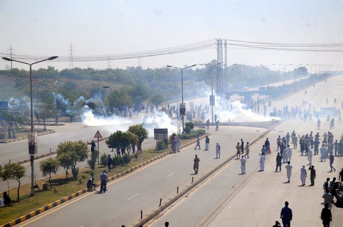 Protestas en Islamabad tras la detención de Imran Jan