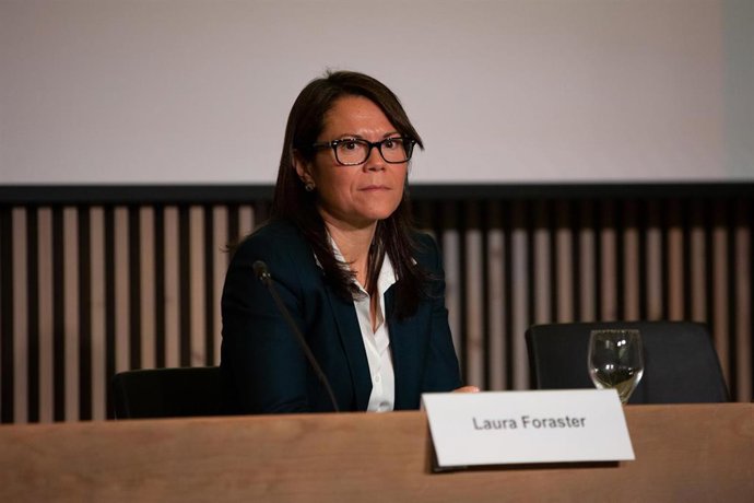 Archivo - La secretaria general del Diplocat, Laura Foraster, en una foto de archivo
