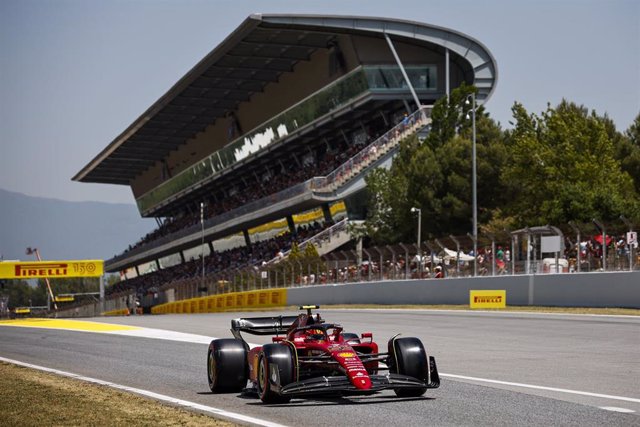 Archivo - El piloto de Ferrari Carlos Sainz en el Gran Premio de España 2022.  