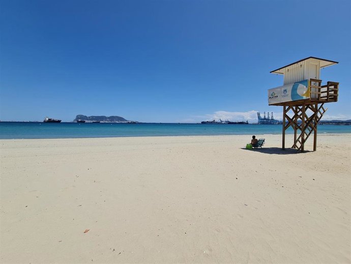 Playa del Rinconcillo en Algeciras (Cádiz)