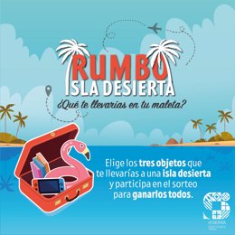 Cartel de la acción 'Rumbo isla desierta'.