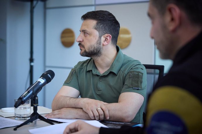 May 30, 2023, Ukraine, Ukraine, Ukraine: Ukrainian President Volodymyr Zelensky participates in the opening of the Center for the Protection of Children's Rights in Ukraine on May 31, 2023