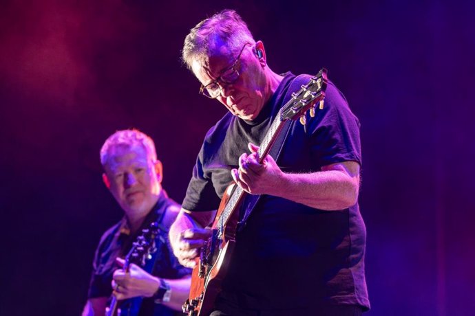 La banda británica New Order en concierto en el Festival Primavera Sound 2023 de Barcelona