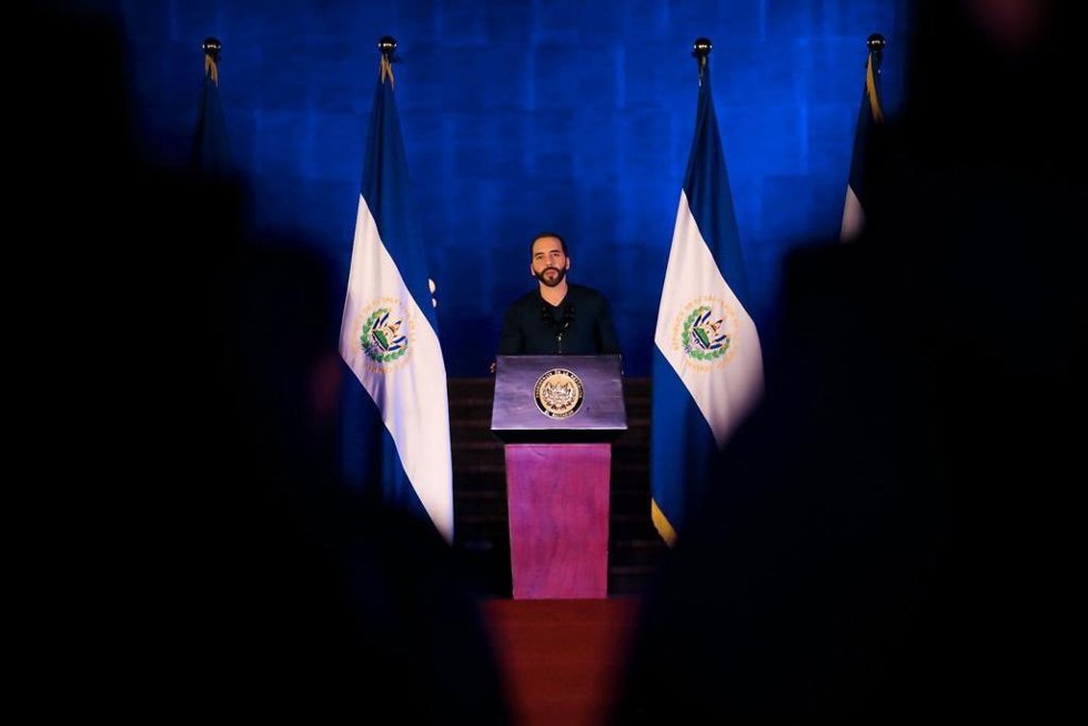 Archivo - El presidente de El Salvador, Nayib Bukele