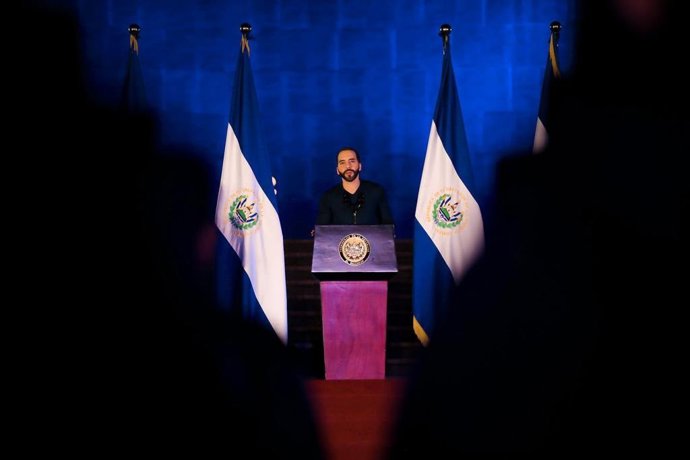 Archivo - El presidente de El Salvador, Nayib Bukele
