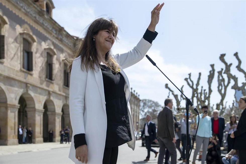 Archivo - La presidenta de Junts, Laura Borrs