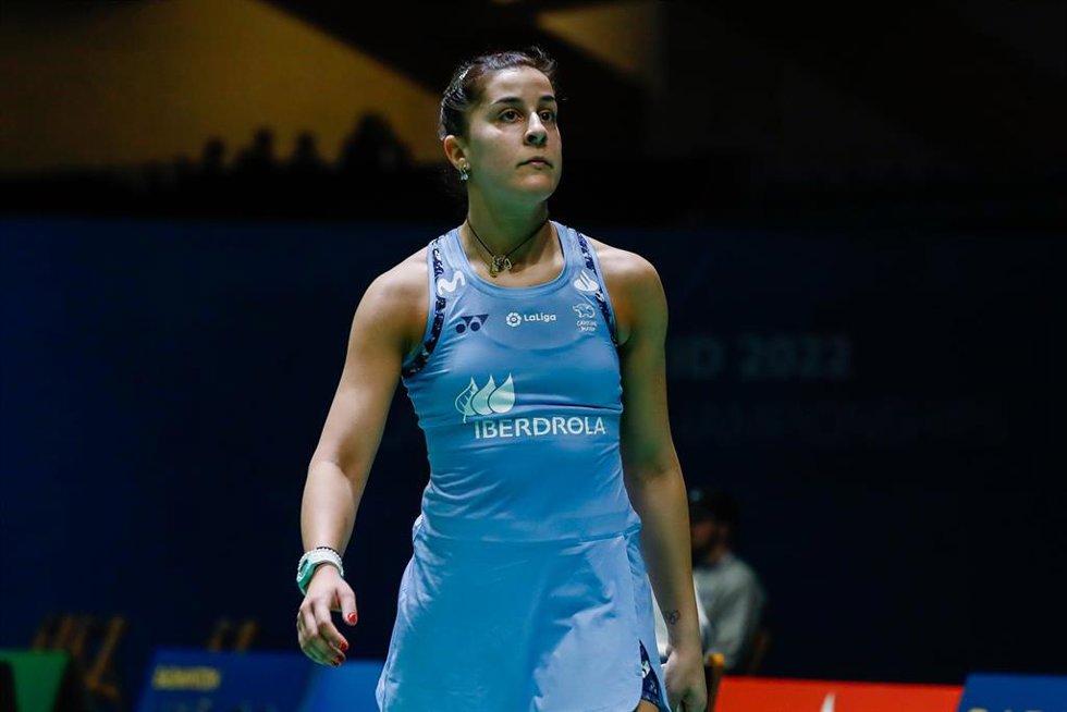 Archivo - Carolina Marín durante un partido