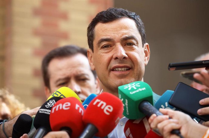 El presidente de la Junta de Andalucía, Juanma Moreno, en una imagen de archivo. 