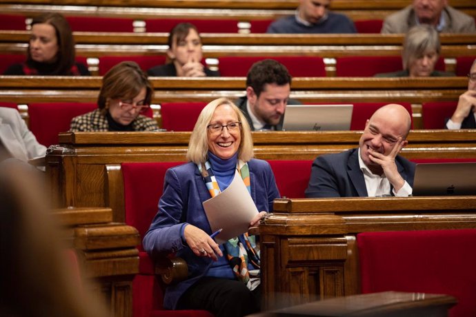 Archivo - La diputada del PSC, Assumpta Escarp