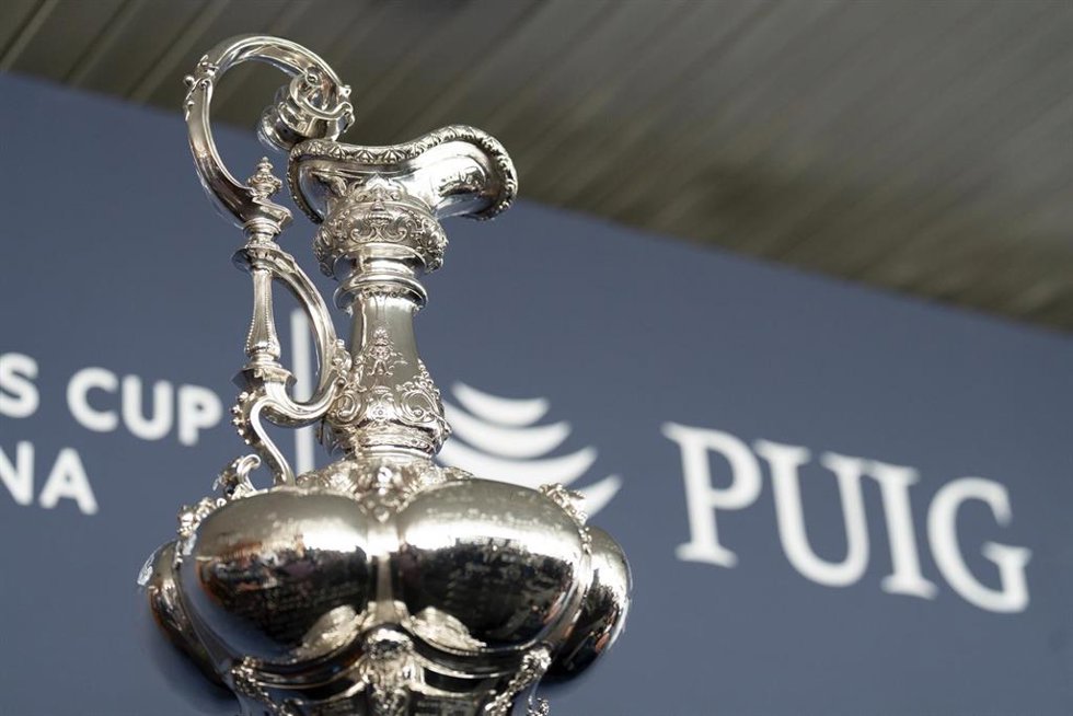 Trofeo de la America's Cup de vela, que se disputará en Barcelona en 2024.