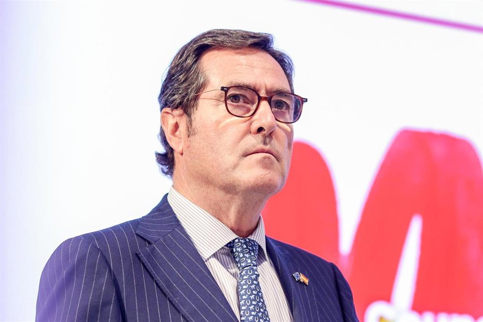 El presidente de la CEOE, Antonio Garamendi.