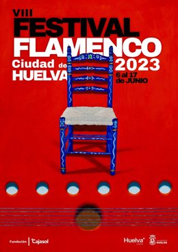 Cartel del VIII Festival Flamenco 'Ciudad de Huelva'.