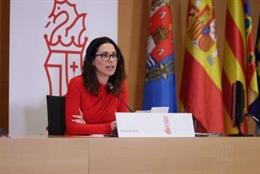 Archivo - La vicepresidenta y portavoz, Aitana Mas, en una imagen de archivo