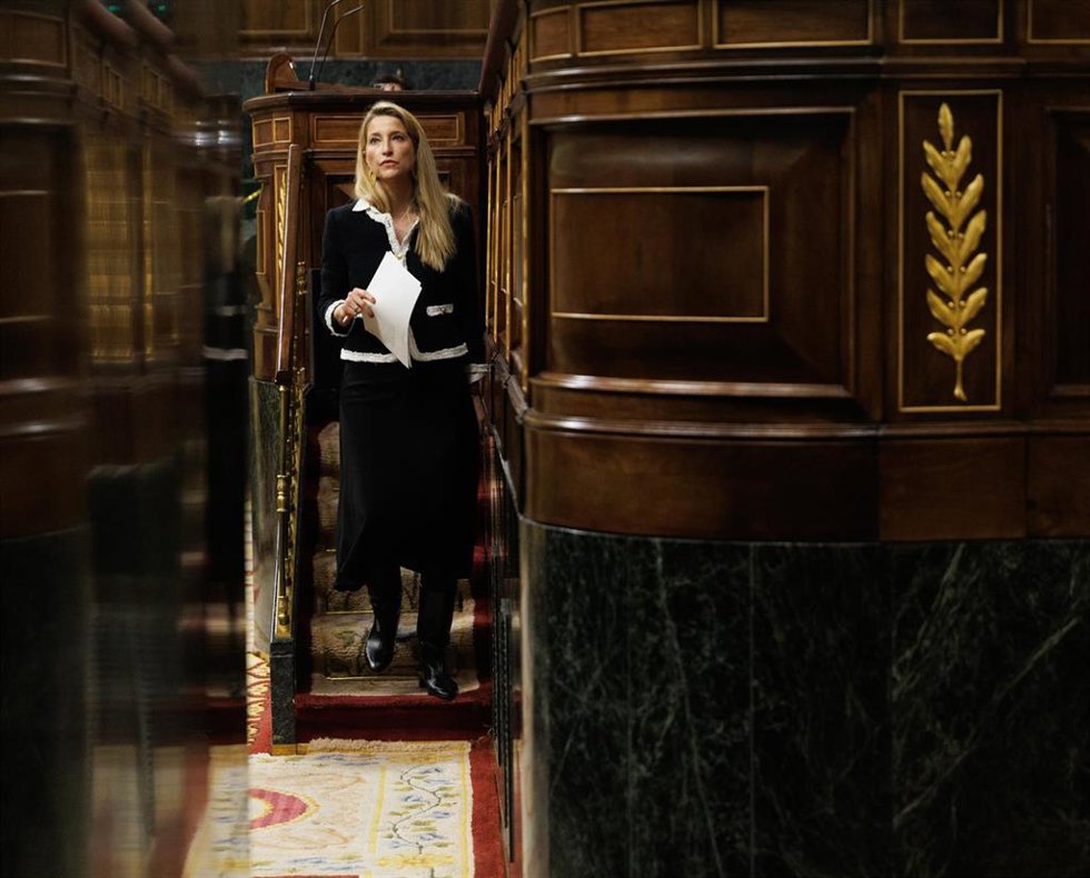 Archivo - La ya exdiputada de Ciudadanos María Muñoz Vidal durante una sesión plenaria