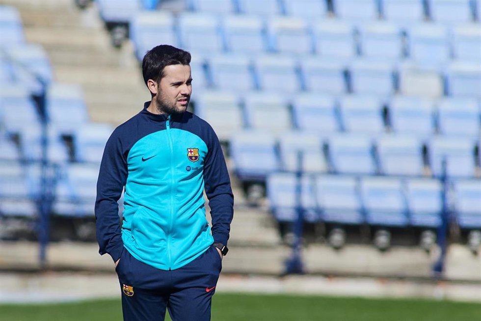 Archivo - El entrenador del Bara Femení, Jonatan Giraldez