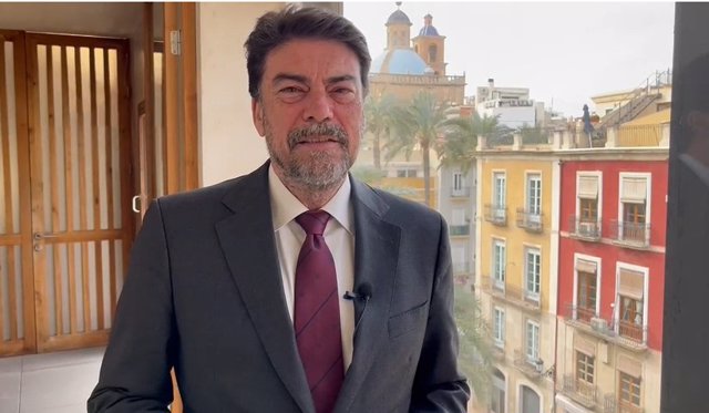 Archivo - Arxiu- L'alcalde d'Alacant, Luis Barcala