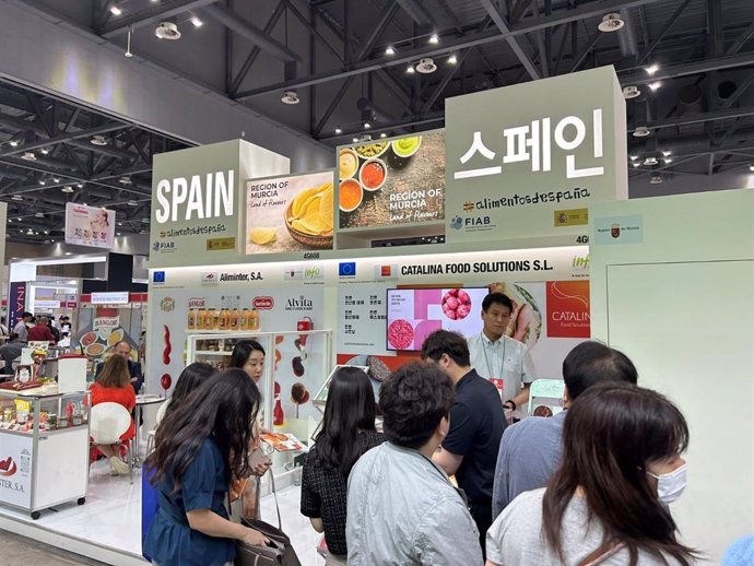 Stand de Catalina Food Solutions en la Feria 'Seoul Food and Hotel' de Corea del Sur