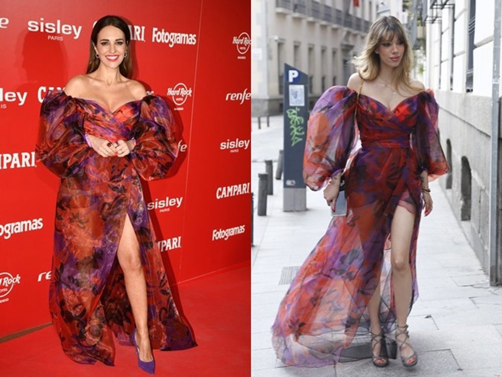 PAULA ECHEVARRÍA Y ALEJANDRA RUBIO LUCEN EL MISMO VESTIDO DE HANNIBAL LAGUNA
