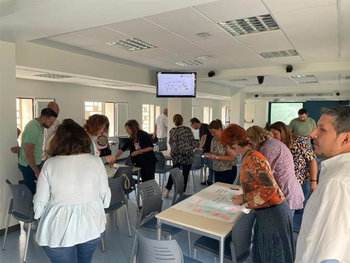 Profesorado del programa de Huertos Educativos de la Diputación celebra un encuentro para evaluar el curso