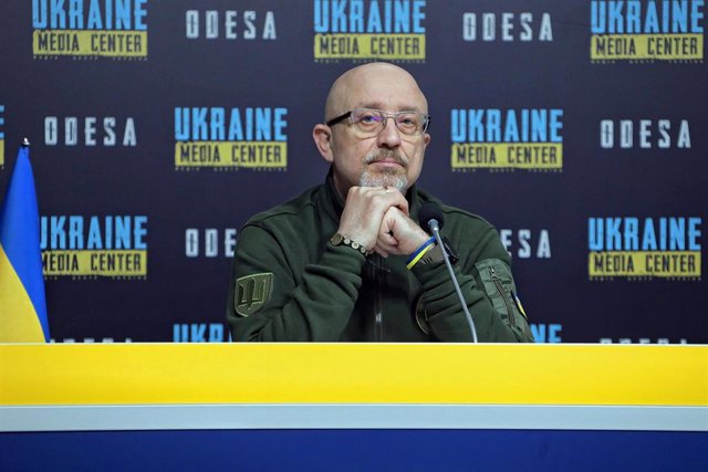 Archivo - El ministro de Defensa de Ucrania, Oleksi Reznikov.