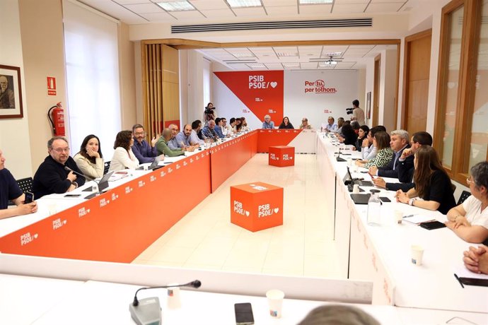 Comisión Ejecutiva del PSIB, celebrada al día siguiente de las elecciones autonómicas.