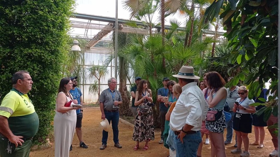 Una de las visitas del encuentro 'Zerowaste Urban Parks'