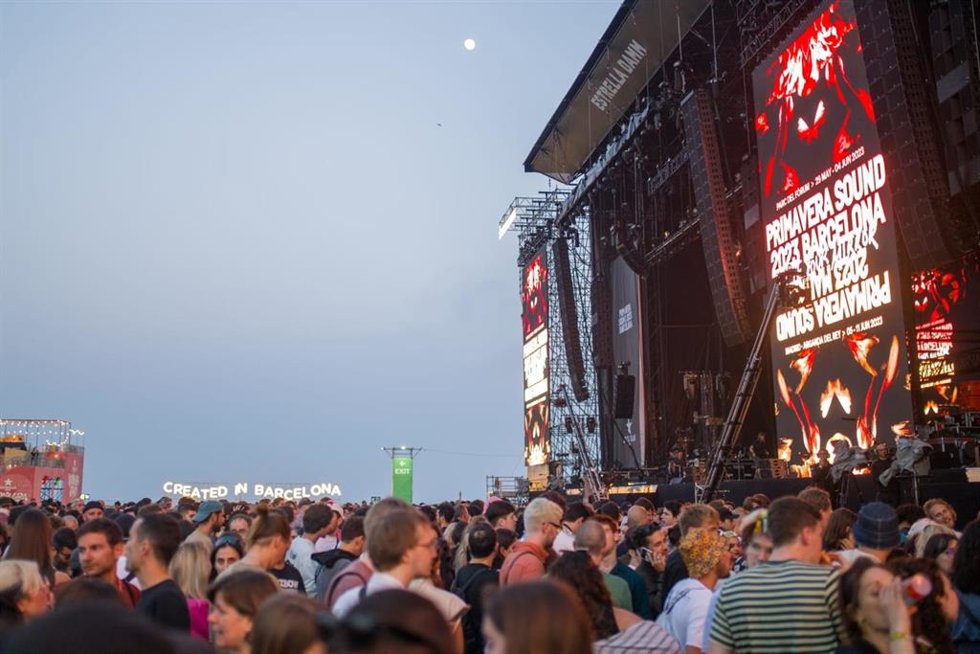 Público en la 21 edición del Festival Primavera Sound de Barcelona
